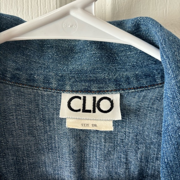 CLIO - 90s Denim Jean Jacket, Small - Picture 3 of 5